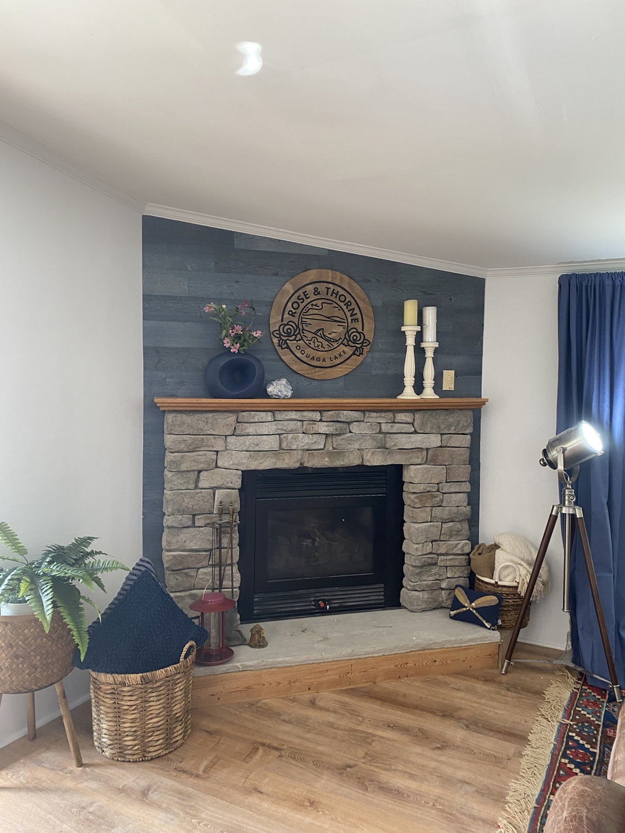 Reclaimed Wood in Fog Lake