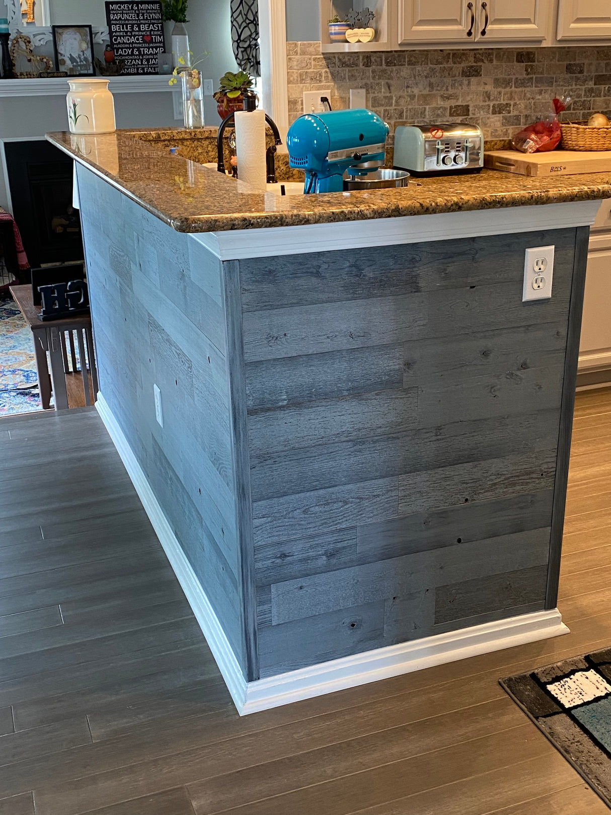 Reclaimed Wood in Fog Lake