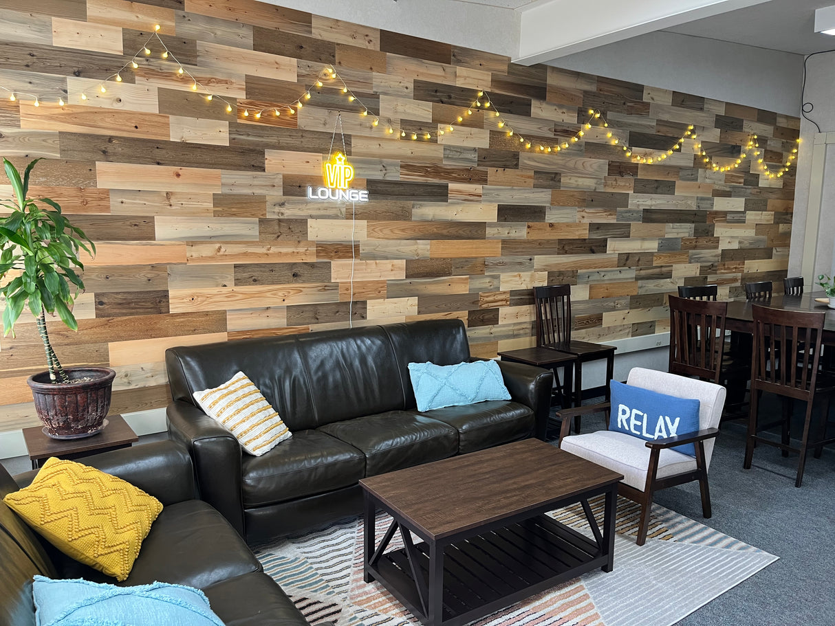Reclaimed Wood in River Planks