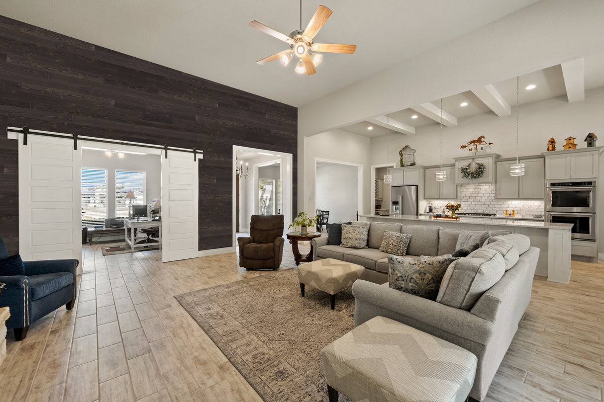 Reclaimed Wood in Black Ice