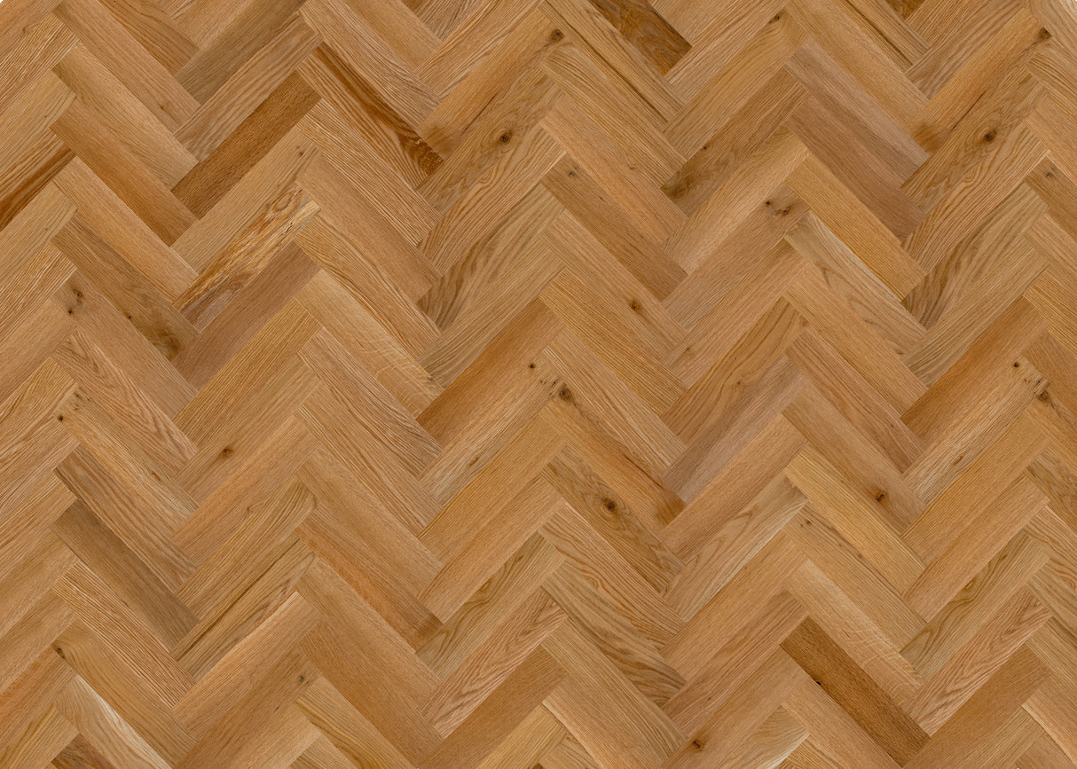 Herringbone Wood Wall Planks – Golden Oak