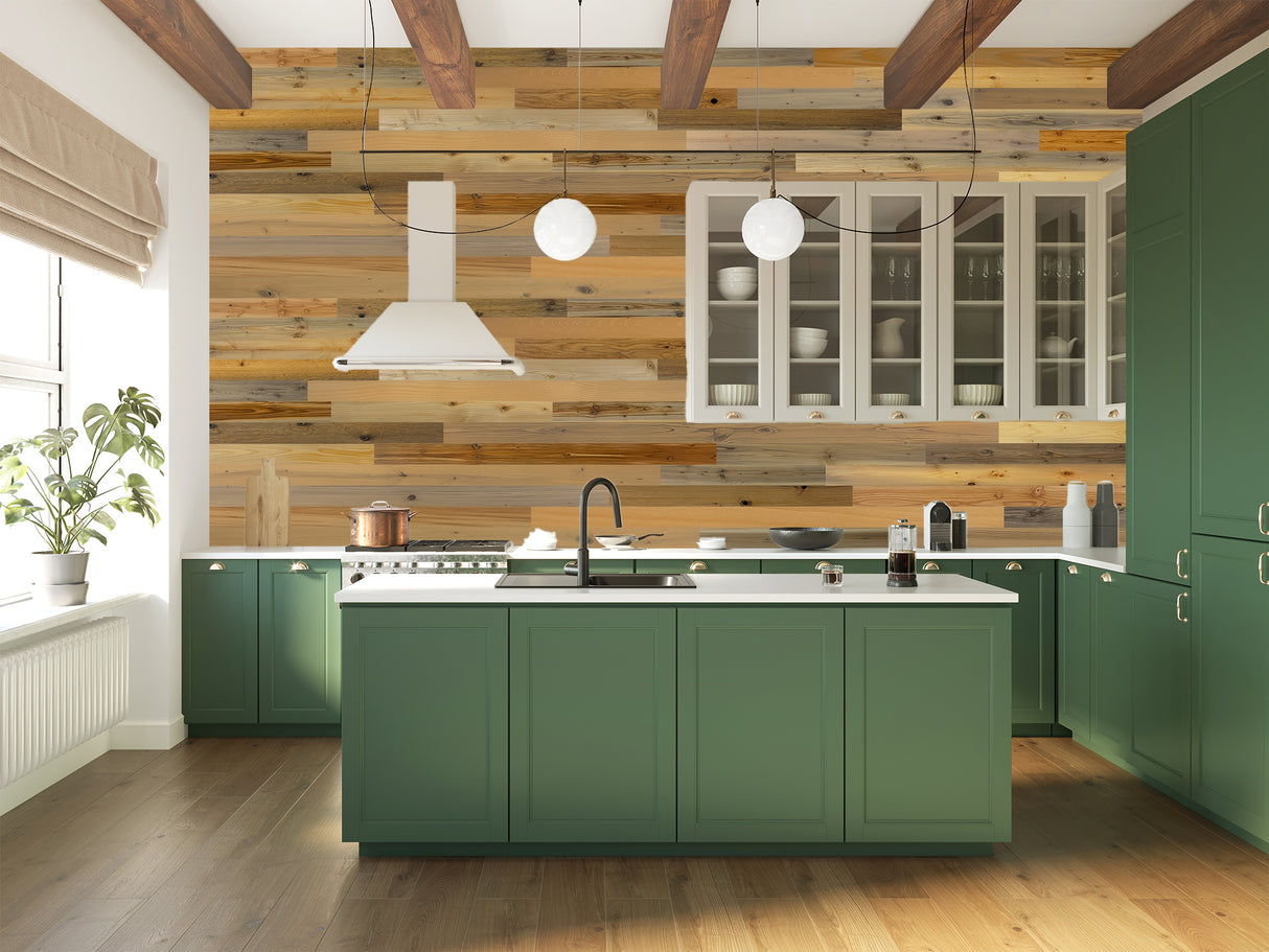 Reclaimed Wood in River Planks