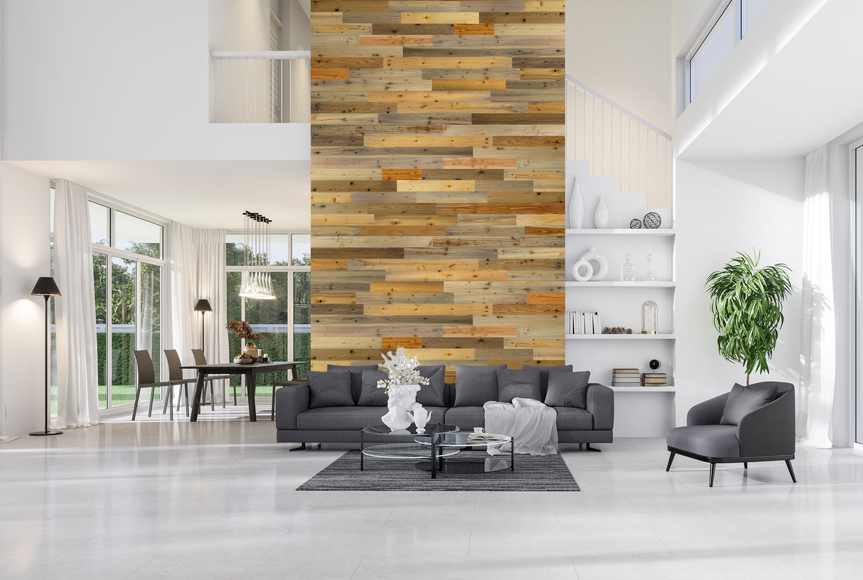 Reclaimed Wood in River Planks