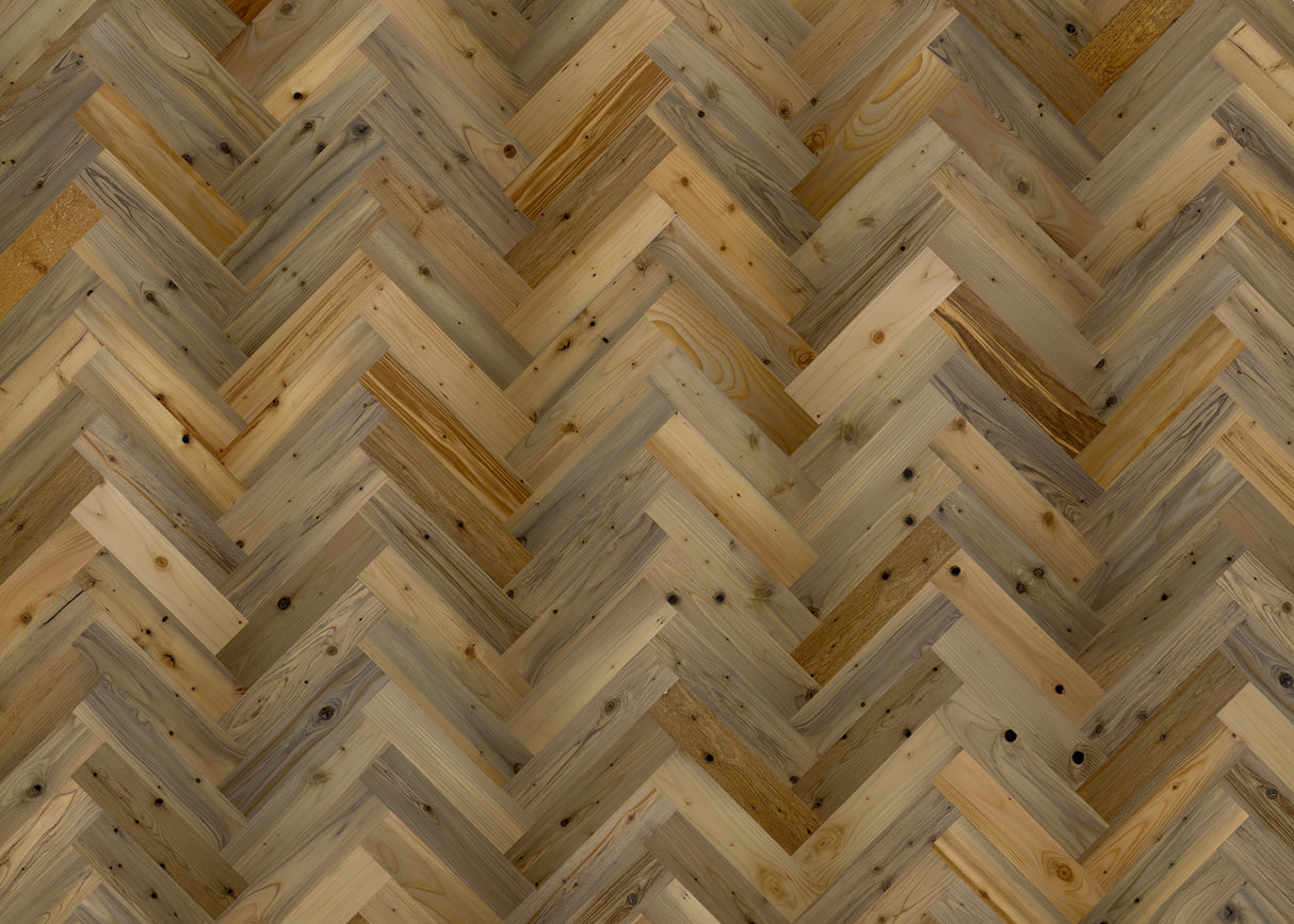 Herringbone Wood Wall Planks – River Plank