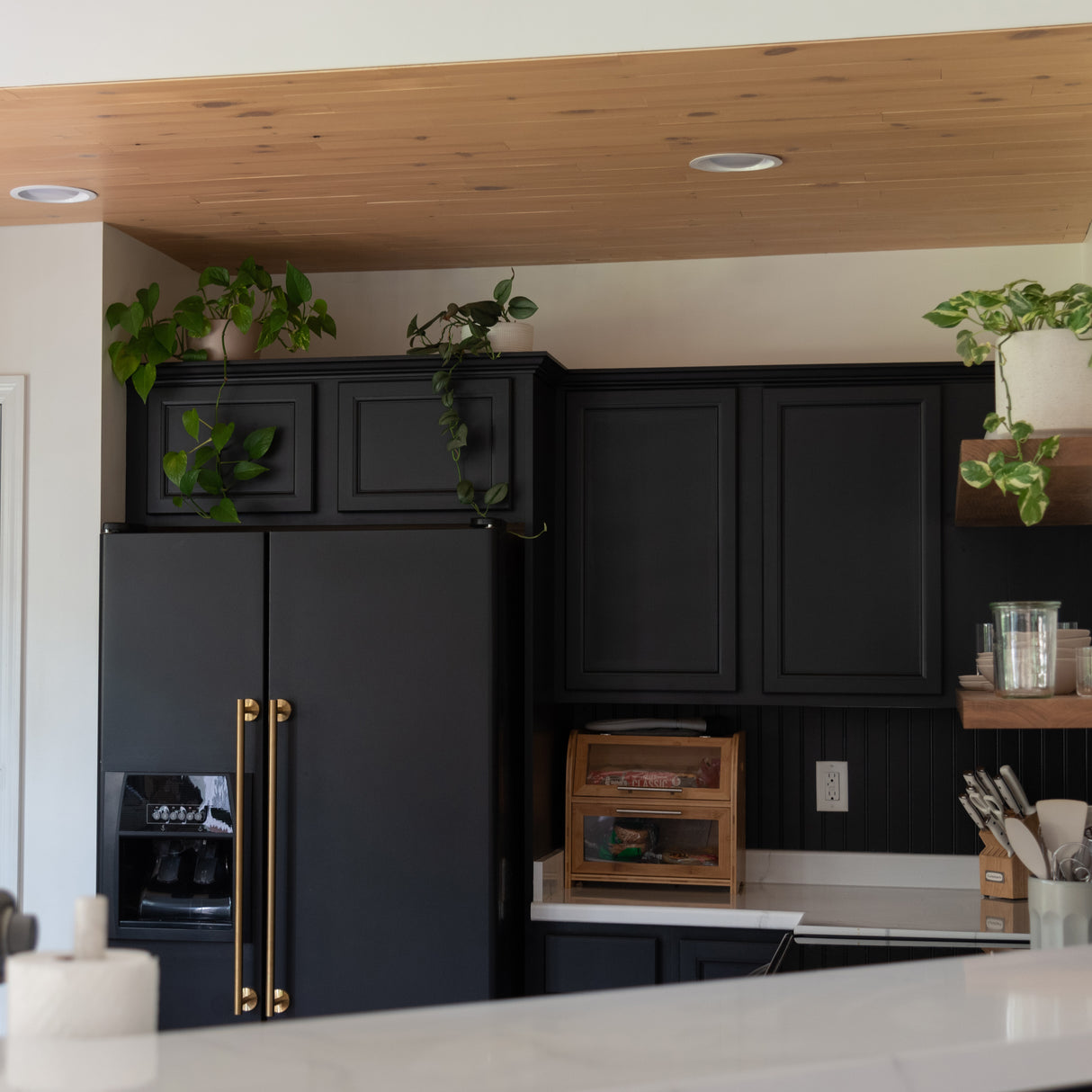 oak wood ceiling planks