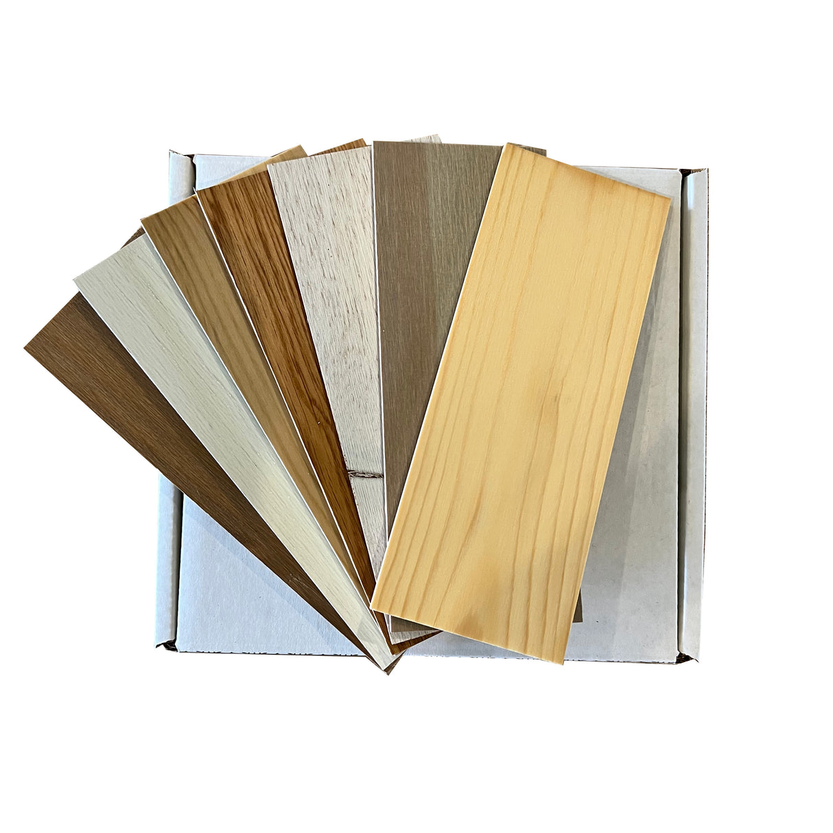 herringbone peel and stick samples