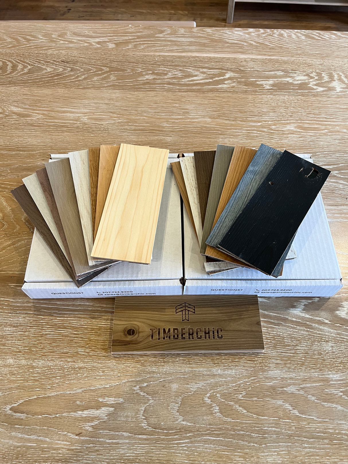 Real Wood Wall Plank - Sample Pack