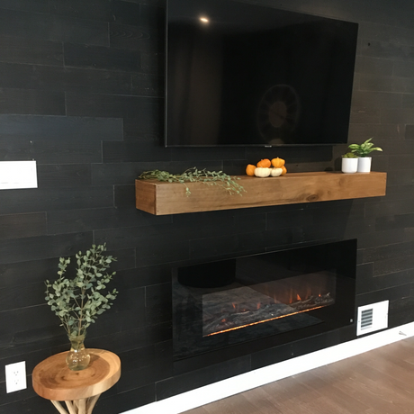 Reclaimed Wood in Black Ice