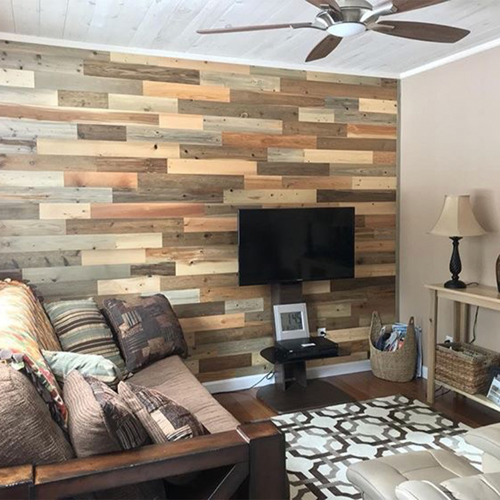 river planks wood wall