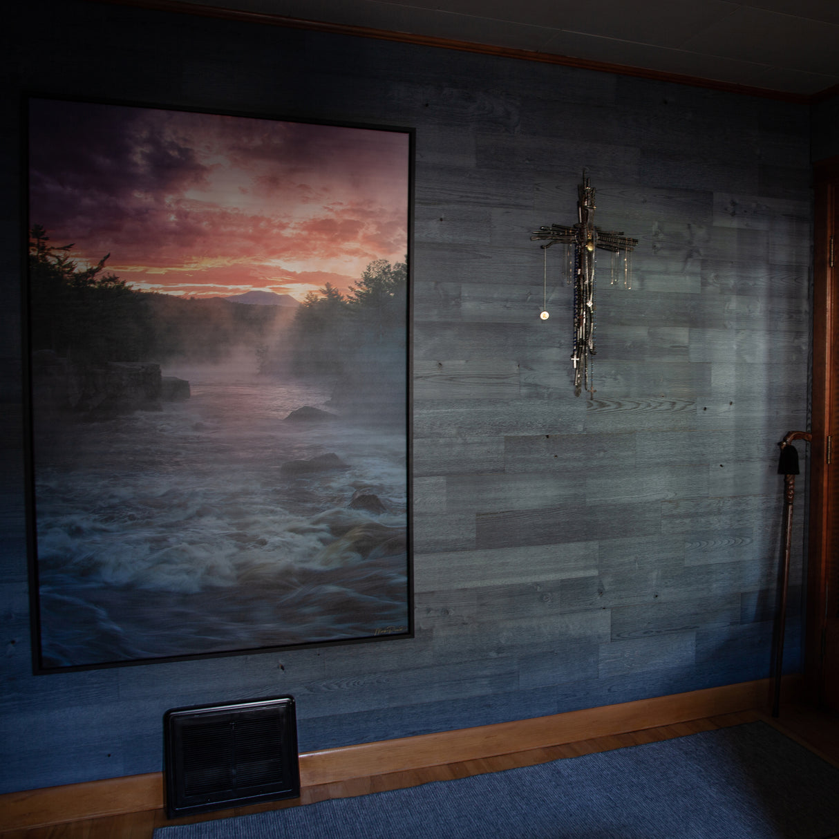 Reclaimed Wood in Fog Lake