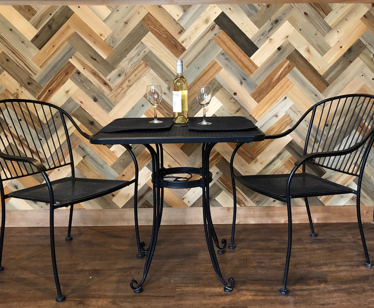 Real Wood Peel and Stick Wall Planks in Baxter Blonde – Timberchíc
