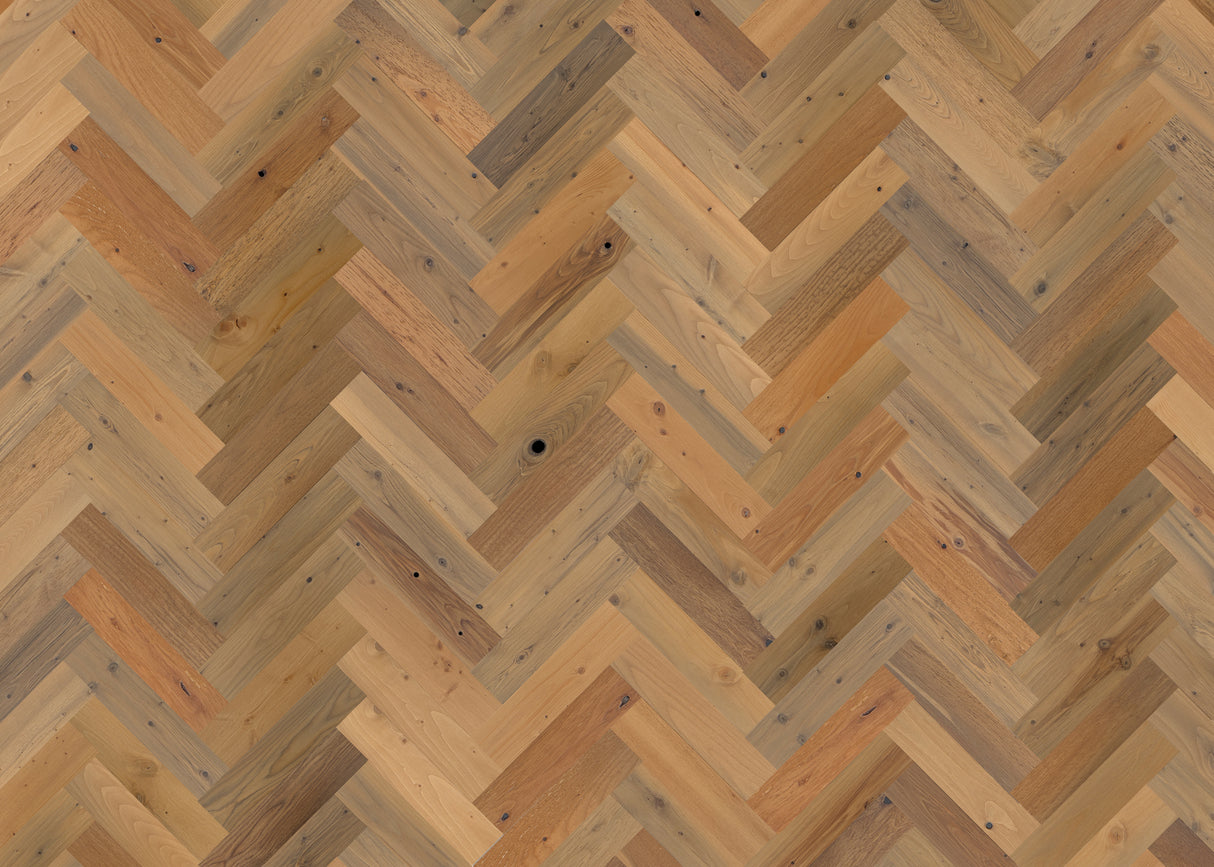 Herringbone Wood Wall Planks – Sandy Beach