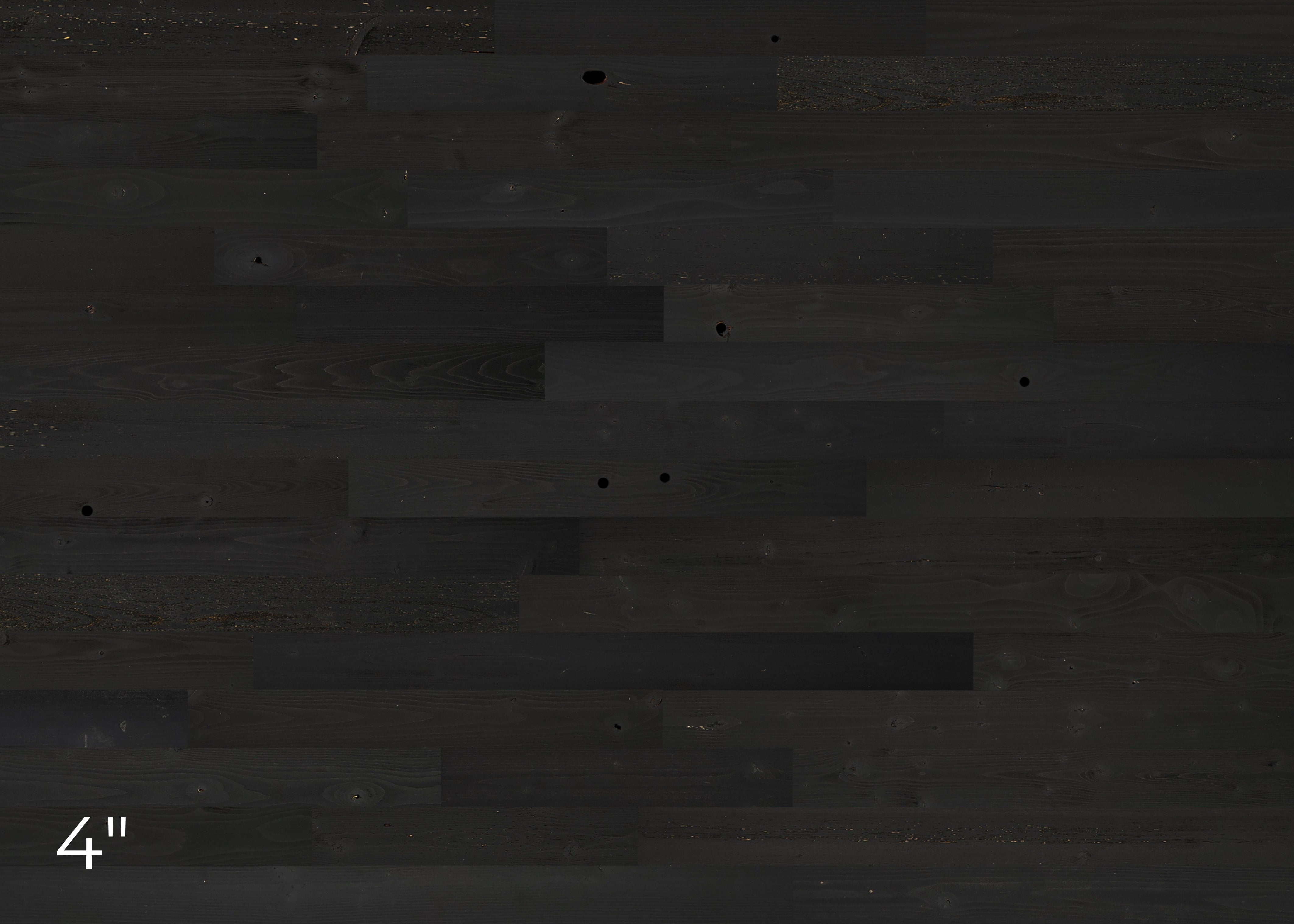 Black Ice River Reclaimed Wood Planks | Stylish Black Wood