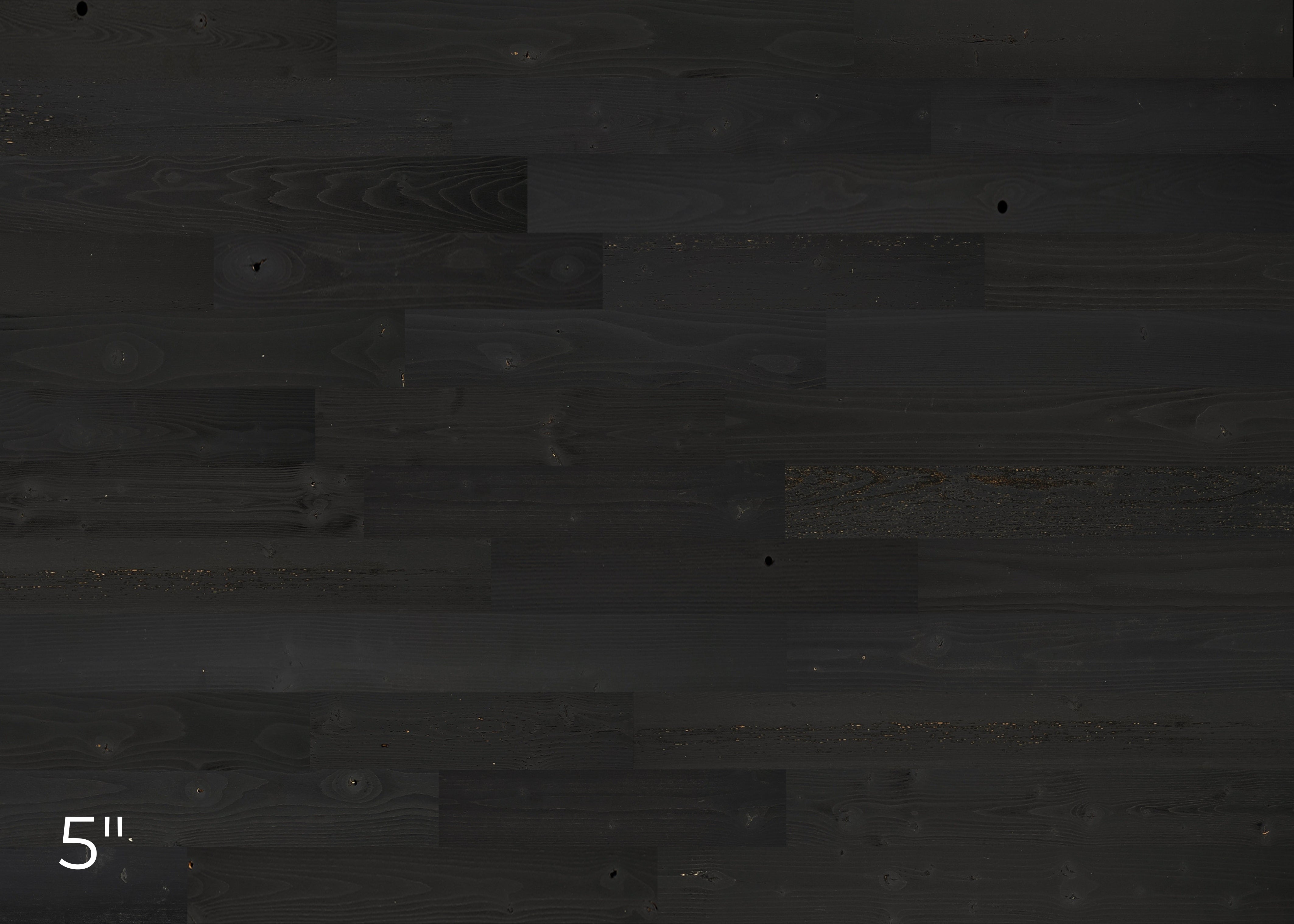 Black Ice River Reclaimed Wood Planks | Stylish Black Wood